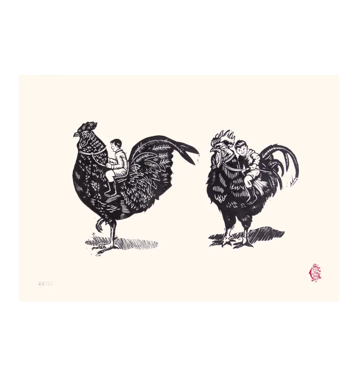 Boys on Roosters — Cem Öztürk