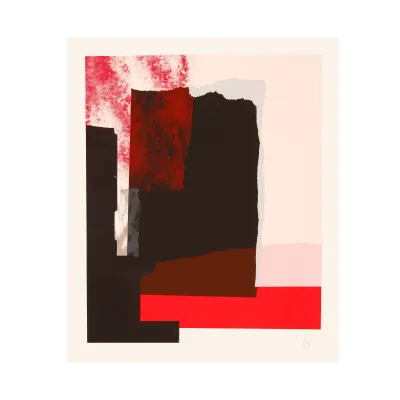 Farben über Volkspark: Rot #1