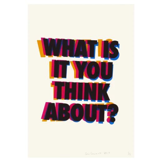 What Is It You Think About? (De-Registered)