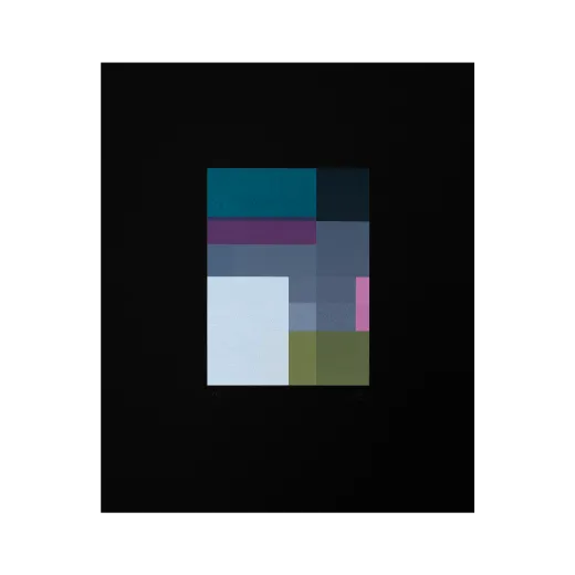White Rectangle on Black